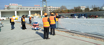 天顺风能——重型机器热缩膜包装