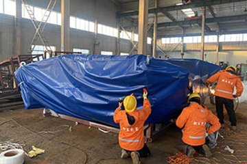 北京优美科——钢厂烟道出口包装